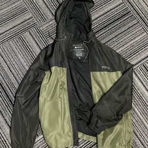 Available: Green and black Matix windbreaker